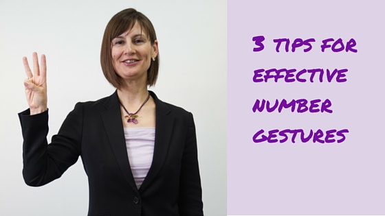 3 Tips For Effective Number Gestures In Presentations