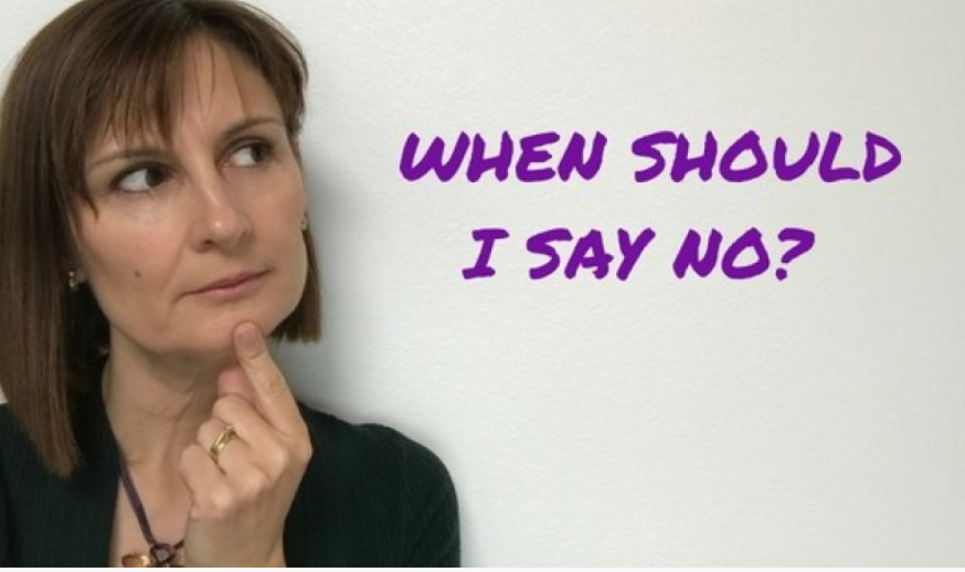 When Should I Say No?