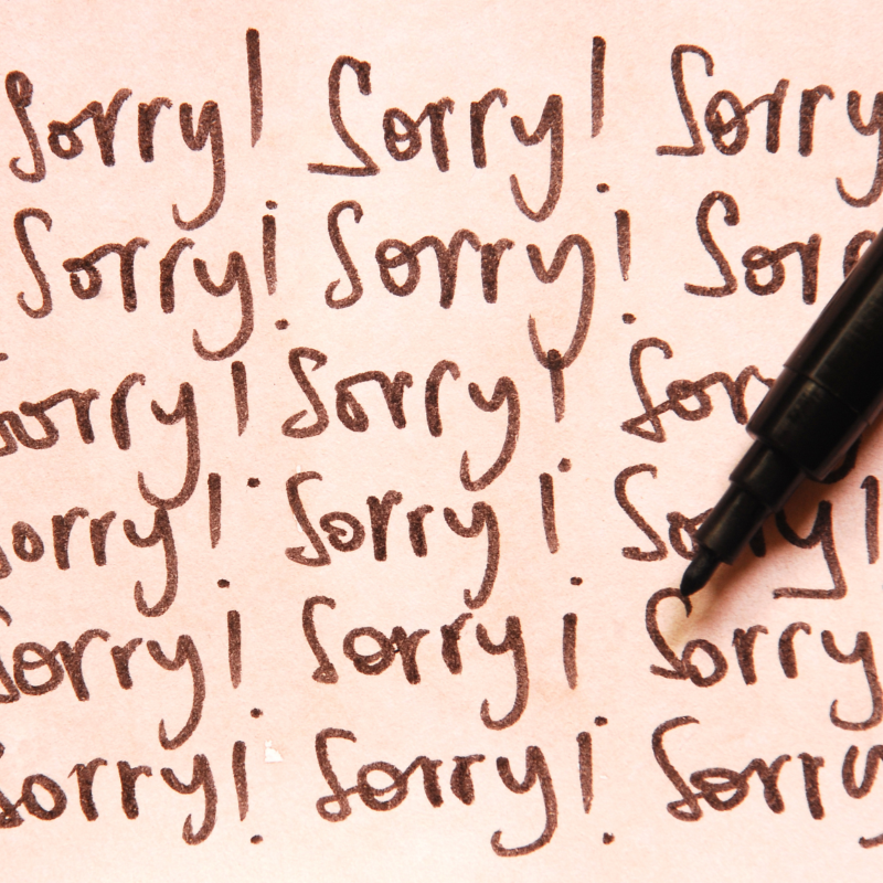 Do You Really Need To Say “Sorry”?